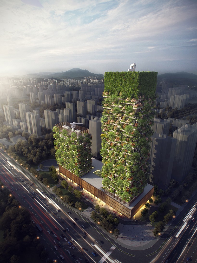 vertical forest tower in china designboom