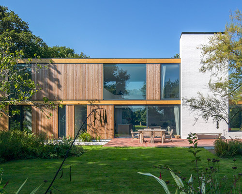 ström architects builds timber-framed house surrounded by english woodland
