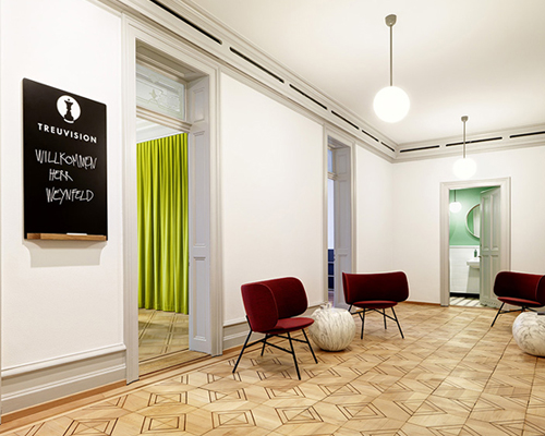 studio gessaga renovates office space with classical charm in zurich