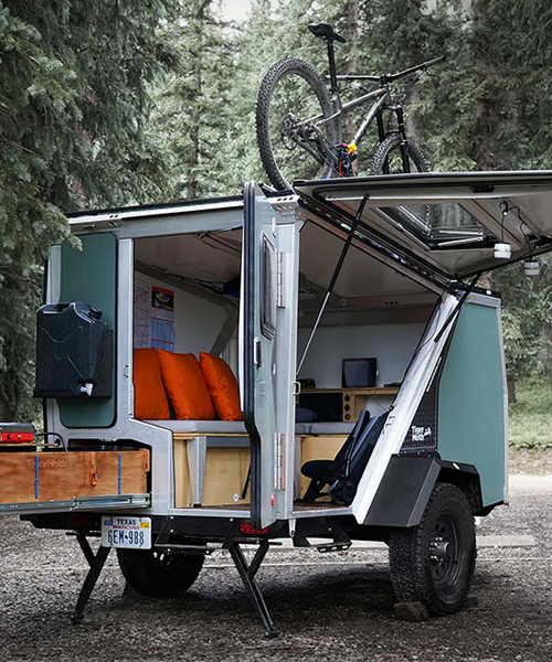 the tigermoth camper trailer is made for off-the-grid living
