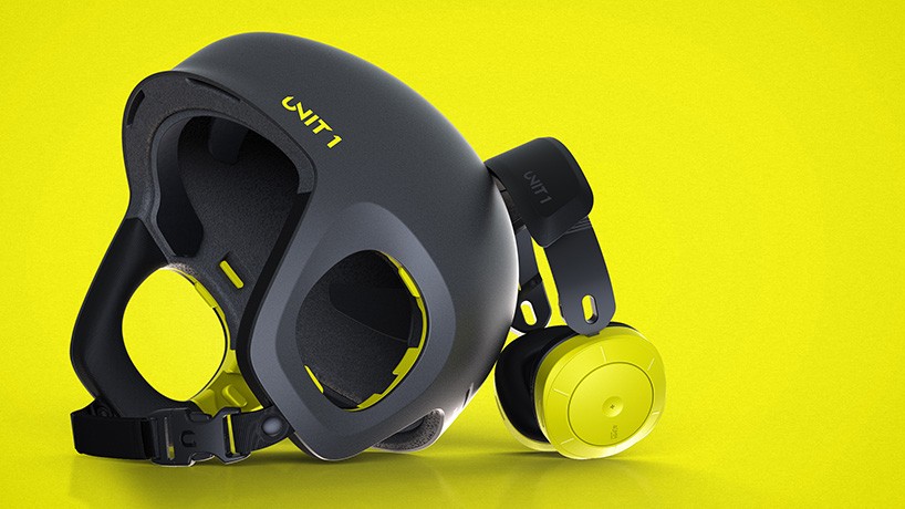 UNIT 1 s SOUNDSHIELD combines headphones and helmet for extreme sports