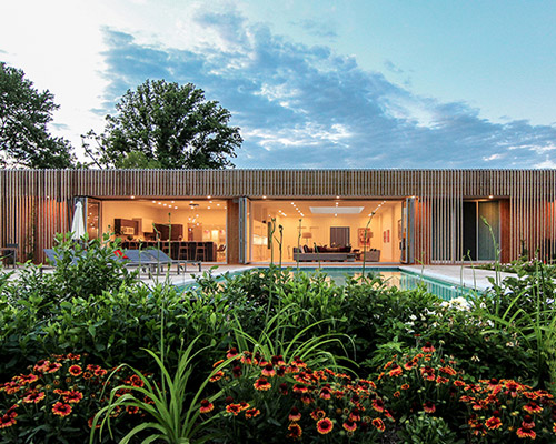 the meadow house by office mian ye deeply connects to nature and light