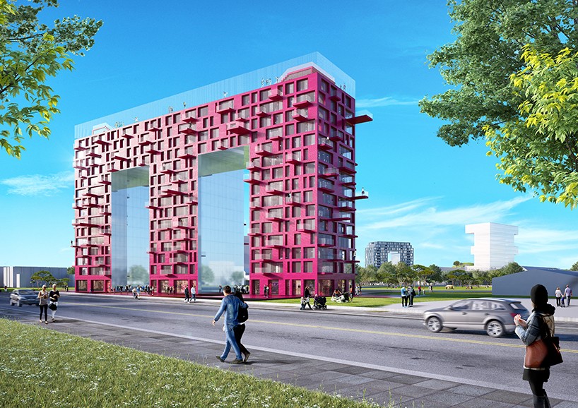 MVRDV home towers franklin mitte manheim germany designboom