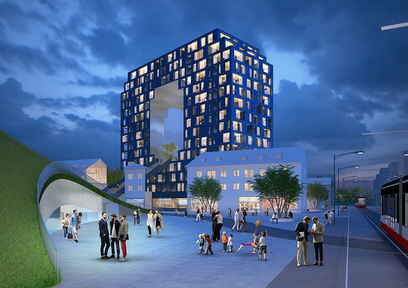 MVRDV home towers franklin mitte manheim germany designboom