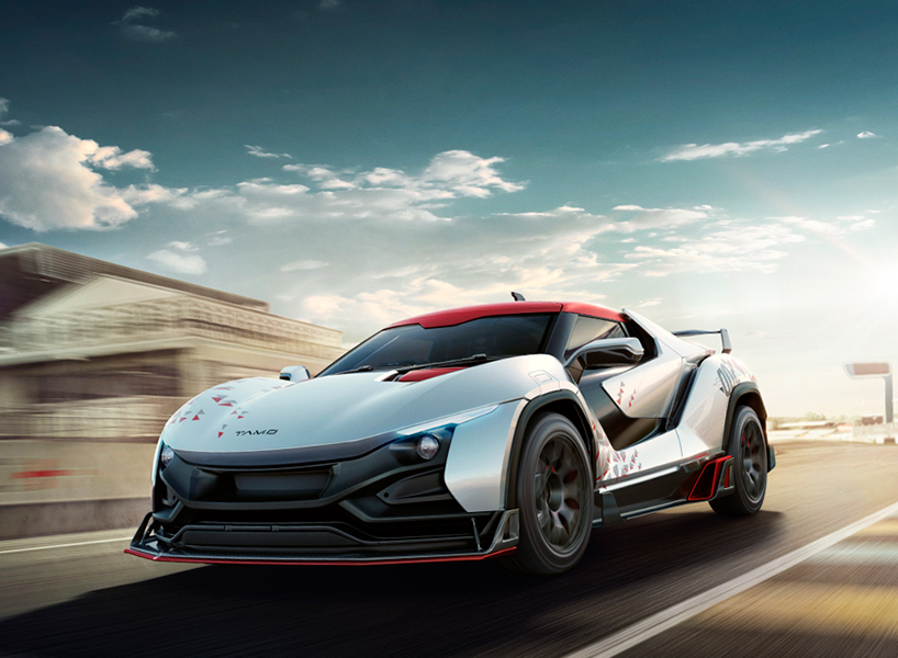 TAMO RACEMO two-seater sports coupe TATA designboom