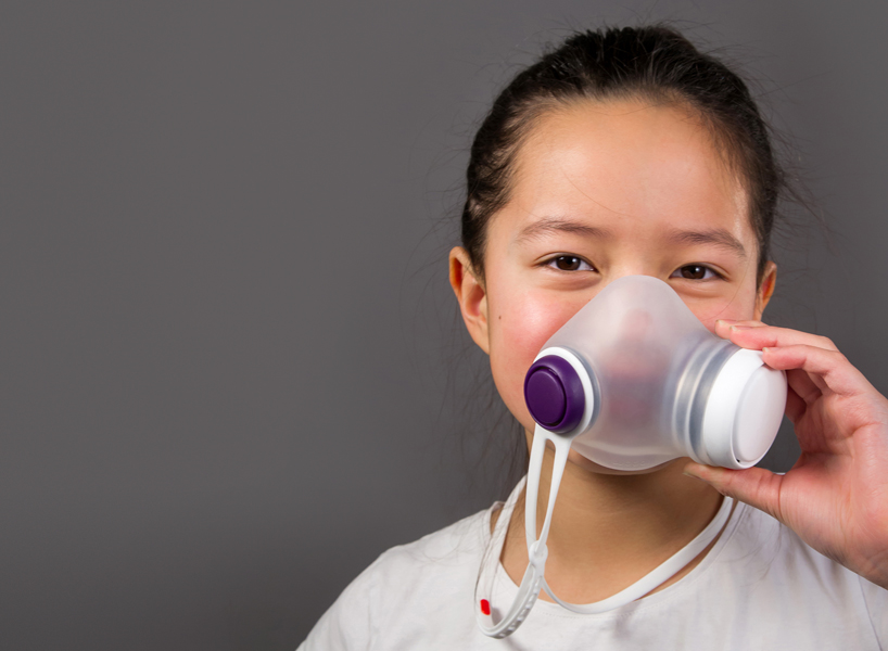 WOOBI play kilo air pollution mask children designboom