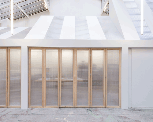 WY-TO builds workshop within workshop inside parisian artist studio