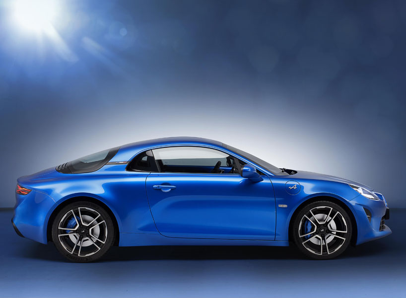 alpine A110 sports car designboom