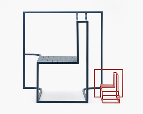 andrea ponti portrays hong kong's urban scene through eight conceptual seats