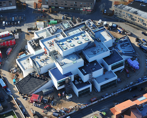 bjarke ingels-designed LEGO house takes shape ahead of september opening
