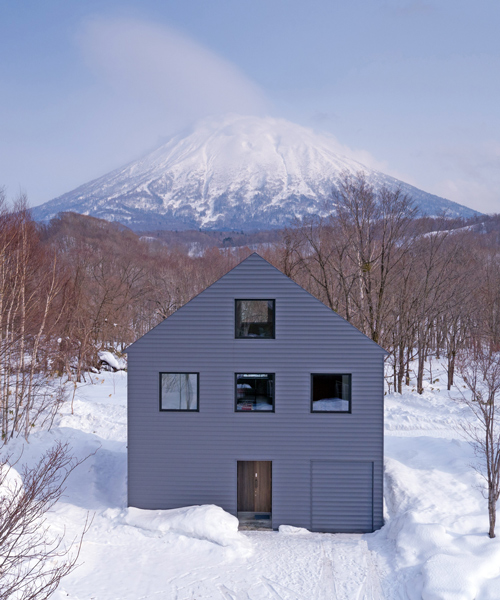 K house by florian busch architects is a contemporary winter chalet in hokkaido