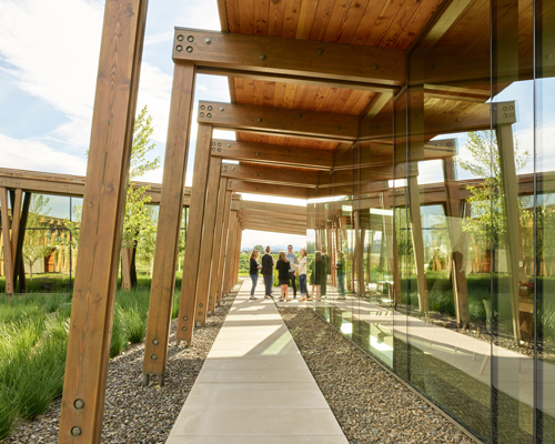 graham baba architects conceive an exposed structure for washington fruit & produce co.