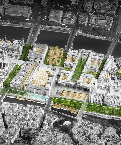 dominique perrault + philippe bélaval propose a bright future for île de la cité in paris
