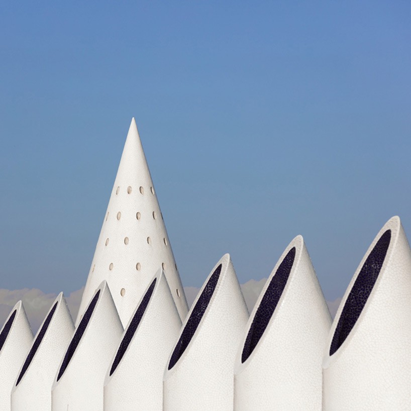 sebastian weiss white sculptures photography series santiago calatrava designboom