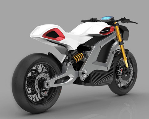 the italian volt lacama electric custom motorcycle