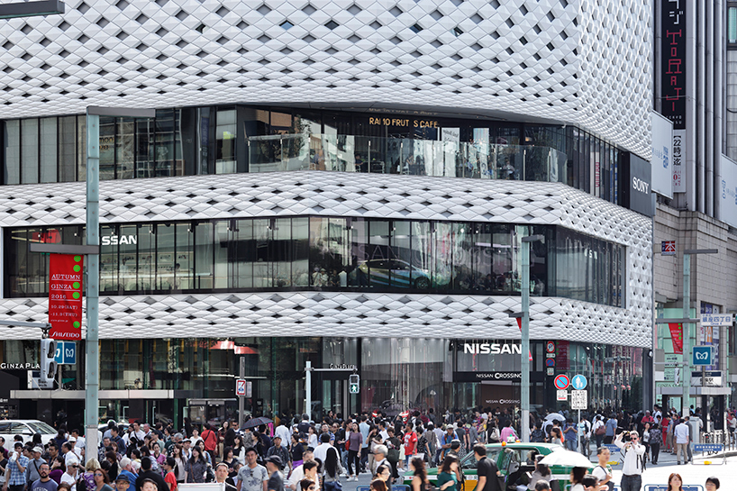 Klein Dytham Applies Patterned Façade To Tokyos Ginza Place