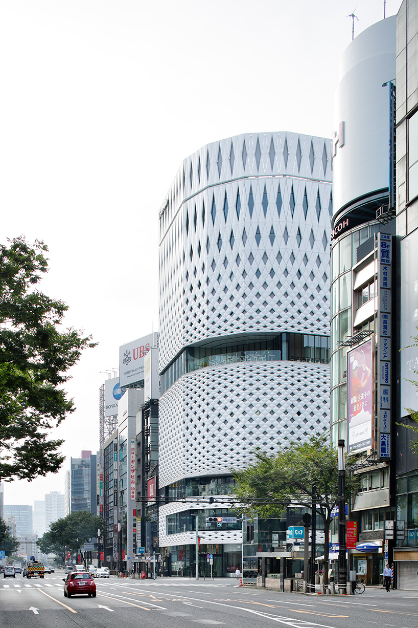 Klein Dytham Applies Patterned Facade To Tokyo S Ginza Place