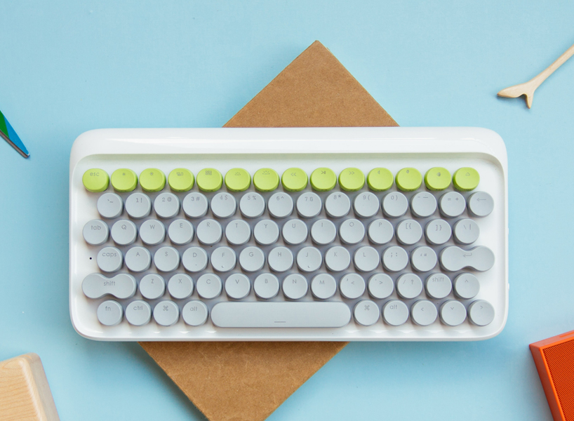 lofree mechanical keyboard typewriter designboom