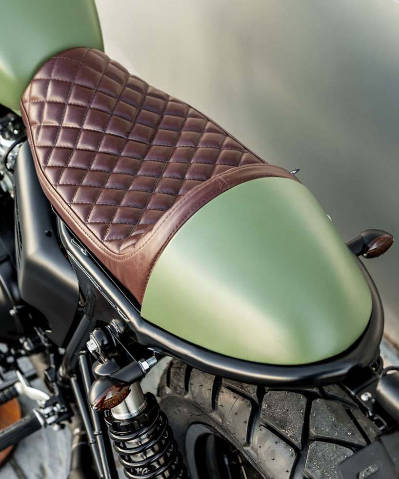 lady speed triumph custom motorcycle designboom