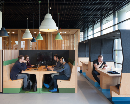 mecanoo and gispen develop customizable HUBB modular furniture