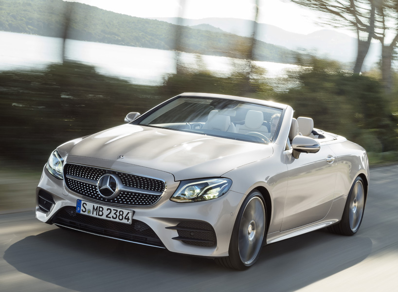 mercedes benz E class cabriolet designboom