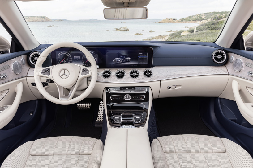 mercedes benz E class cabriolet designboom