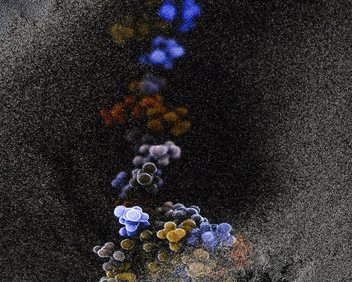 millimètre grips visitors with hypnotic particle clouds at le laboratoire, cambridge