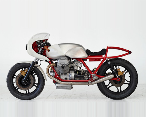 the moto guzzi airtail motorcycle by death machines of london