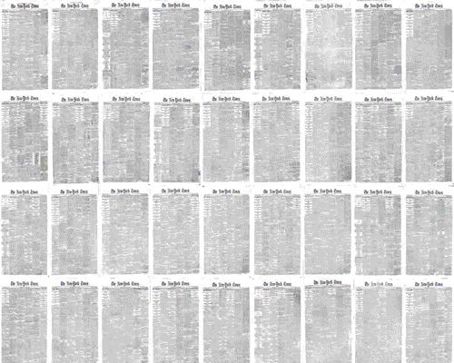 this is every new york times front page since 1852