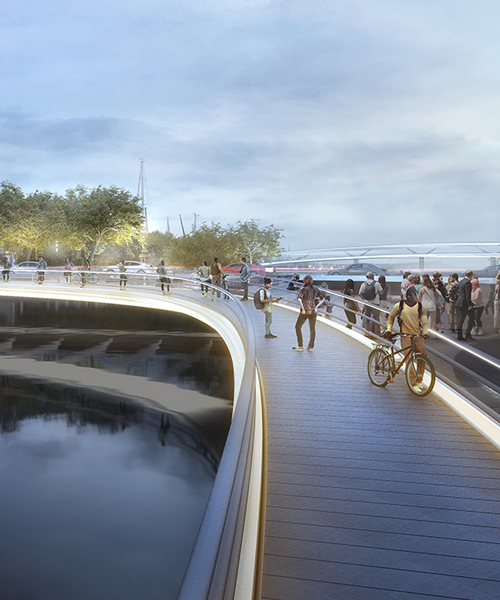 foster + partners wins competition to revitalize central ipswich with two river crossings