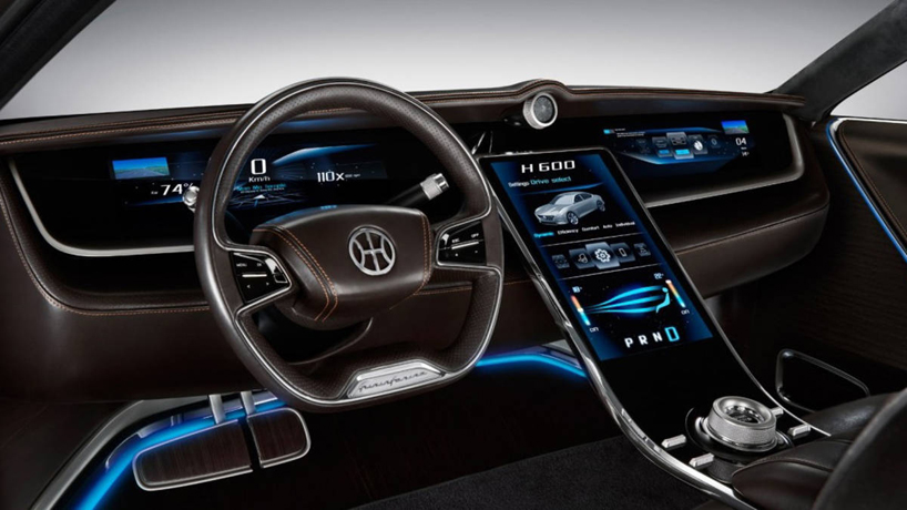 pininfarina H600 electric concept car designboom