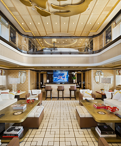 luxury yacht interiors