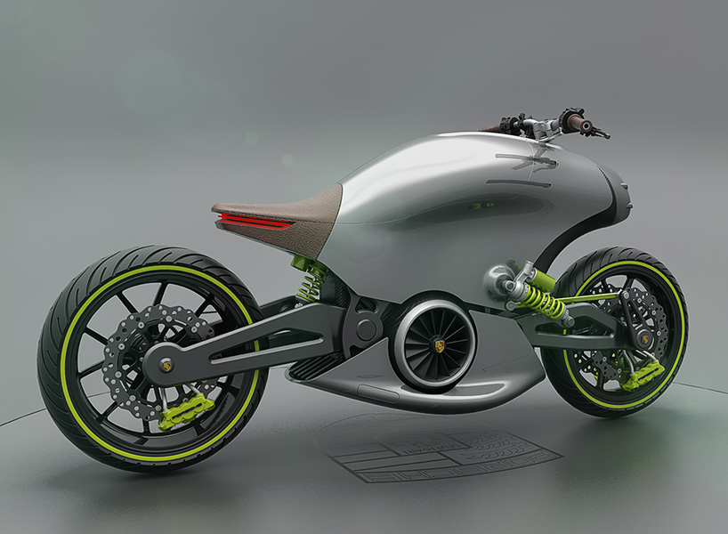 porsche 618 motorcycle concept designboom