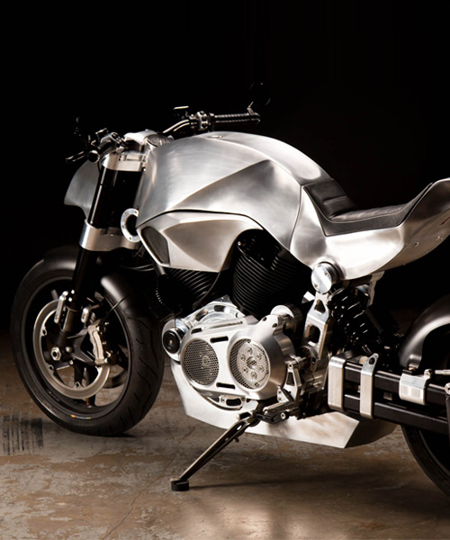 revival 140 motorcycle is custom built with hand-sculpted alloy