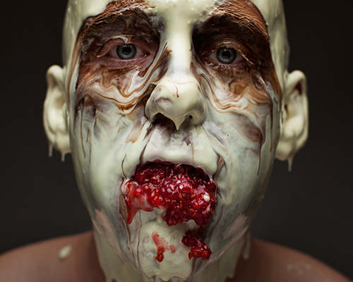 robert harrison's unsettling photographs embody the concept of creepy cuisine