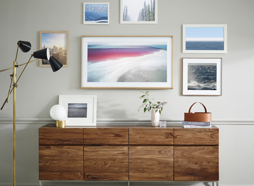 yves behar samsung  the frame TV designboom