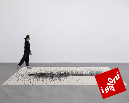 shiro studio presents handcrafted 'particles' rug for nodus, as a tribute to leibniz
