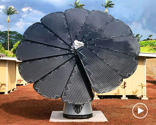 flower-shaped solar panels are sprouting up across america