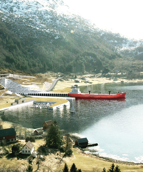 snøhetta plans world's first full-scale ship tunnel for construction in norway