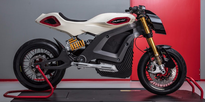 the italian volt lacama electric custom motorcycle