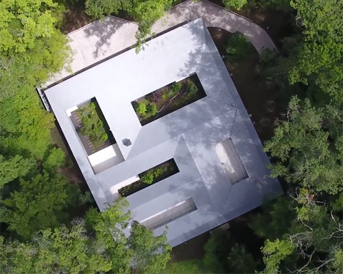 'it is a garden' house in japan organized around five courtyards