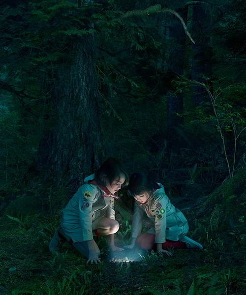 todd baxter's photo series imagines the misadventures of two ill-fated owl scouts