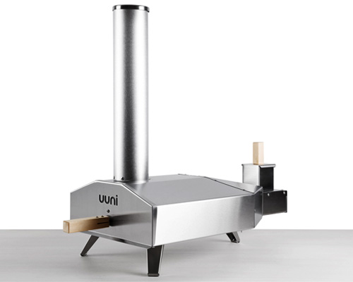 the uuni 3 portable oven cooks a wood-fired pizza in 60 seconds