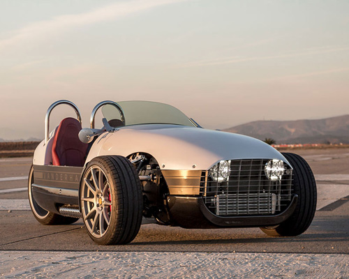 the vanderhall venice three-wheeler roadster