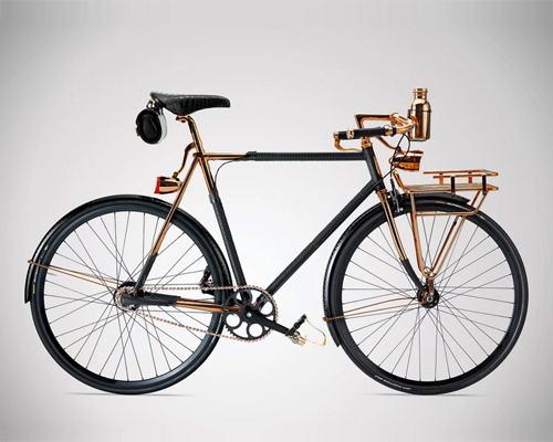 williamson wheelmen is a python-wrapped luxury bicycle from detroit