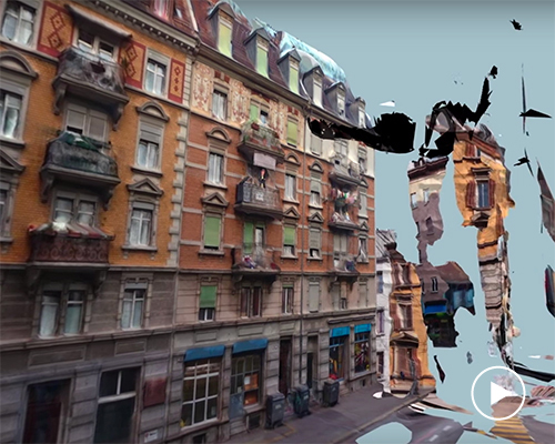 dirk koy 3D scans the streets of zurich into a dreamlike 360° interactive video