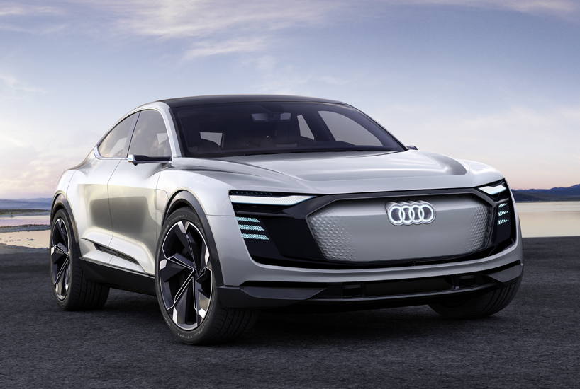 AUDI e-tron sportback electric concept car unveiled at auto shanghai