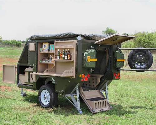 the UEV 440 cape york camping trailer by conqueror australia