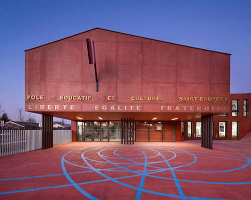 AAVP realizes educational centre with bold, archetypal volumes in france