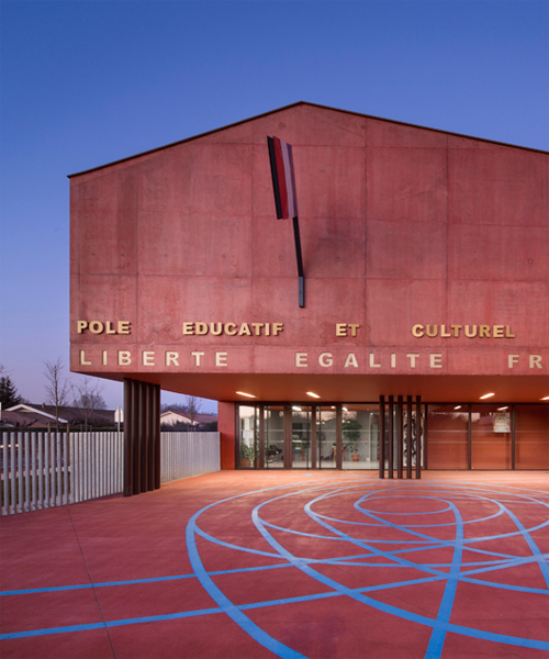 AAVP realizes educational centre with bold, archetypal volumes in france